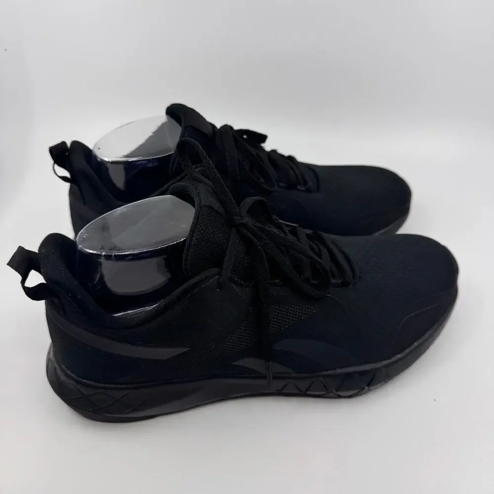 Reebok Shoes Running Black Low Top Mens 7.5 Athletic Sneakers Minimalist Gym